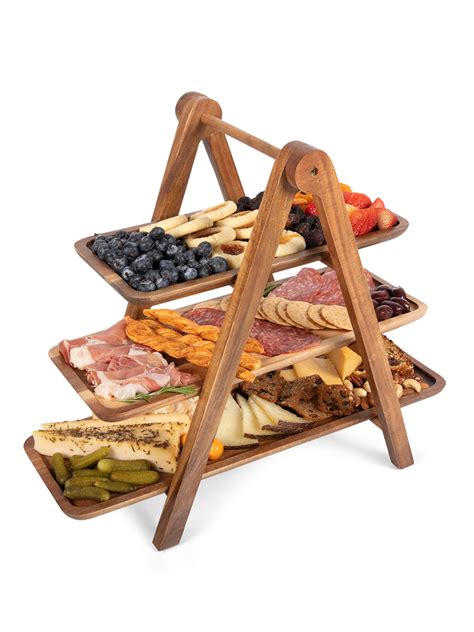 Acacia Wood Serving Ladder Ravinia Festival Shop