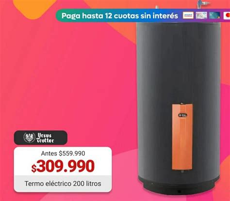 Ursus Trotter Termo Eléctrico 200 Litros oferta en Easy