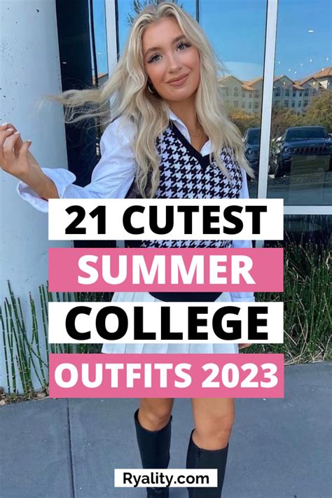 Insanely Cute Summer College Outfits To Wear On Campus Ryality