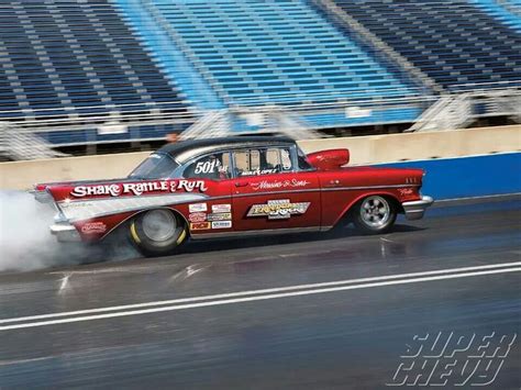 57 Chevy | Drag racing, Drag cars, Racing