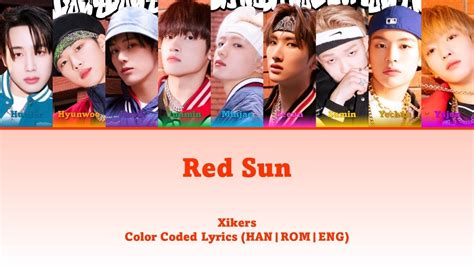 Xikers Red Sun Color Coded Lyrics Han Rom Eng Youtube