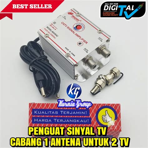 Jual NEW Penguat Sinyal TV UHF Catv Signal Amplifier DIGITAL