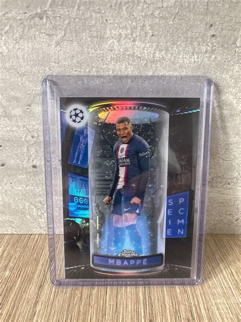 2022 23 Topps Chrome Ucc Kylian Mbappe Specimen Insert Psg S 9