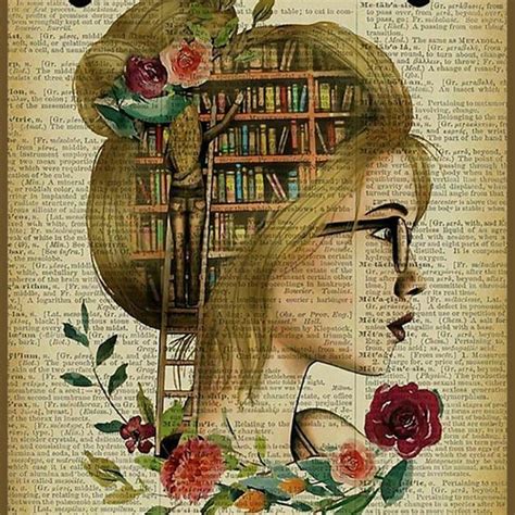 Bibliophile Metal Poster Just A Girl Who Loves Books Wall Art Etsy