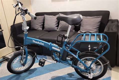 Makita Motor Assisted Electric Foldable Bike Bby180 18v Lxt Battery