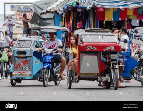 Tricycle Taxis In Kiamba A Popular Tourist Destination In The