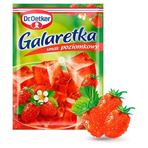 Dr Oetker Gelee Erdbeergeschmack Galaretka O Smaku Poziomkowym 77 G