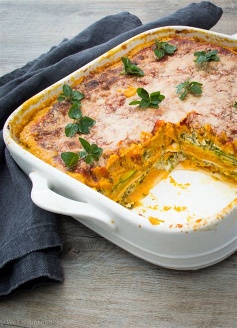 Well Nourished Pumpkin Lasagne With Lots Of Twists