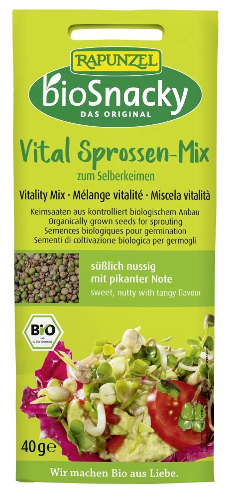 Rapunzel Vital Sprossen Mix Biosnacky Sprossenmix Z