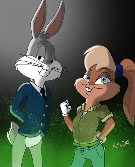 Bugs And Lola Bunny Nathantem Illustrations Art Street