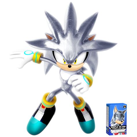 Shiny Fur Silver The Hedgehog Render By Nibroc Rock On Deviantart