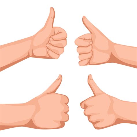 Hand Making Thumbs Up Gesture Thumbs Up Promotion Something 22998372