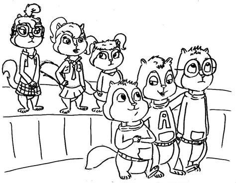 Desenho De Alvin E Os Amigos Esquilos Para Colorir Tudodesenhos Porn