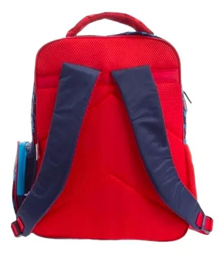 Kit Mochila Spiderman Primaria Lonchera Combo Hombre Ara A Marvel Ni O