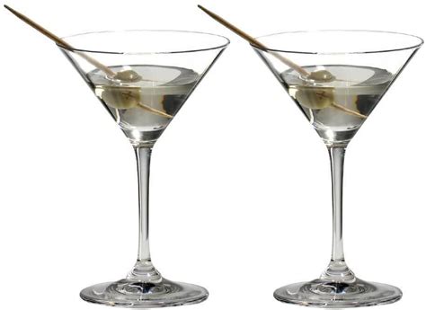 Set Of Two Riedel Martini Glasses The Cocktail Lovers