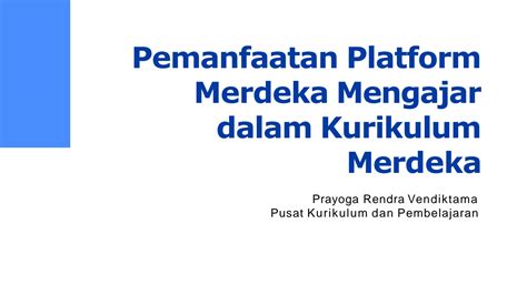 Solution Materi Pemanfaatan Platform Merdeka Mengajar Dalam