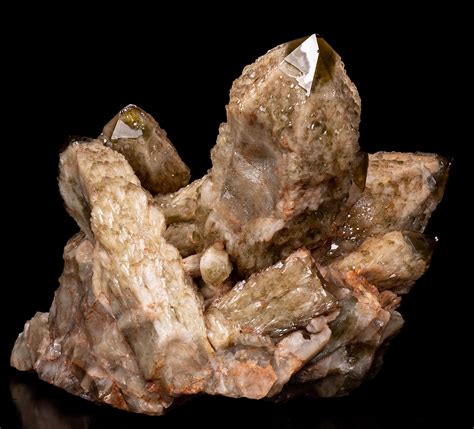 Huge Zambian Smoky Citrine Super Cascading Quartz Crystal Cluster