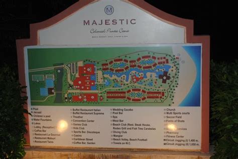 Majestic Colonial Resort Map