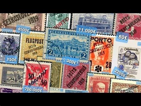 Most Expensive Most Valuable Stamps From Czech Ceskoslovensko Rare