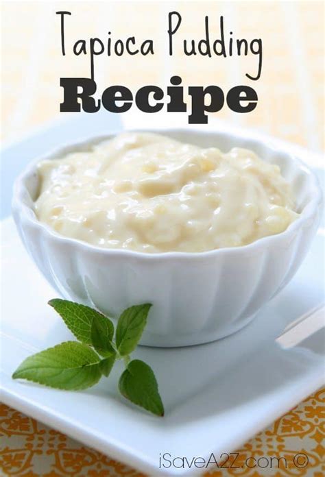 Tapioca Pudding Recipe