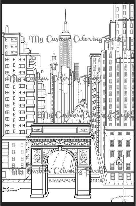 New York City Coloring Pages Printable - kidsworksheetfun