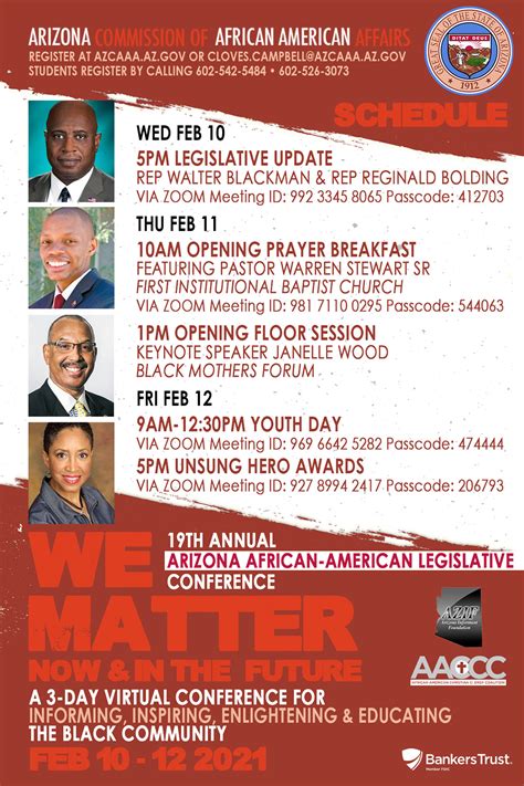 19th Annual Arizona African-American Legislative Conference ...