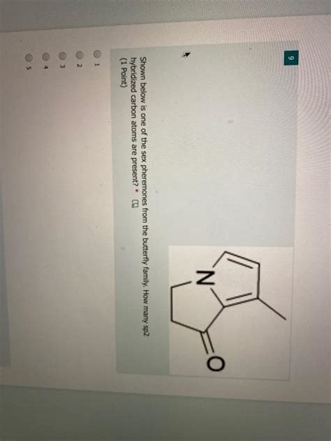 Solved N Shown Below Is One Of The Sex Pheremones From The Chegg