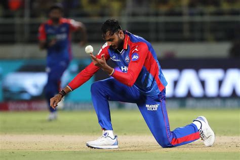 Axar Patel Held On To A Return Catch From Daryl Mitchell ESPNcricinfo