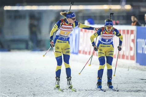 Hanna Oeberg Swe Elvira Oeberg L R Bildergalerie Biathlon