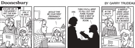 Doonesbury Abortion Cartoons from LATimes