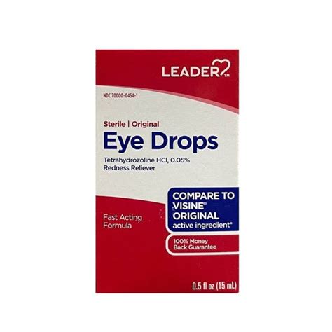 Leader Original Eye Drops 0 5oz Bottle