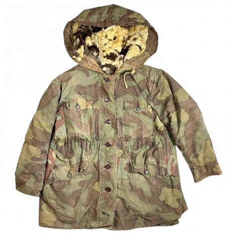 Original Wwii German Waffen Ss Camouflage Kharkov Parka