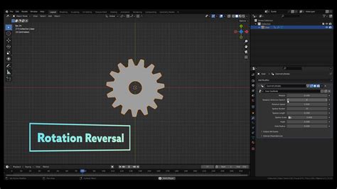 Geometry Node Gear Automatic Rotation Control Blender Market