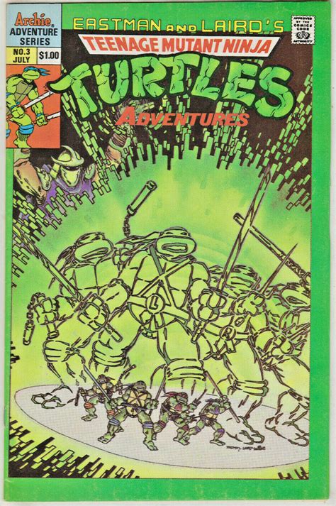 Teenage Mutant Ninja Turtles Adventures 3 Vf 1989 Archie Comics Comic