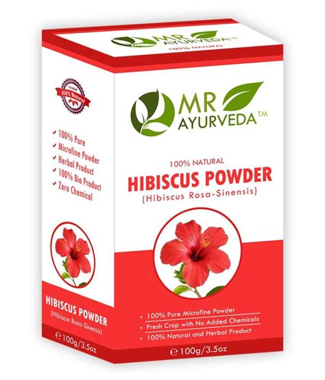 Mr Ayurveda Hibiscus Powder Hair Growth Hair Scalp Treatment 100 G Buy Mr Ayurveda Hibiscus