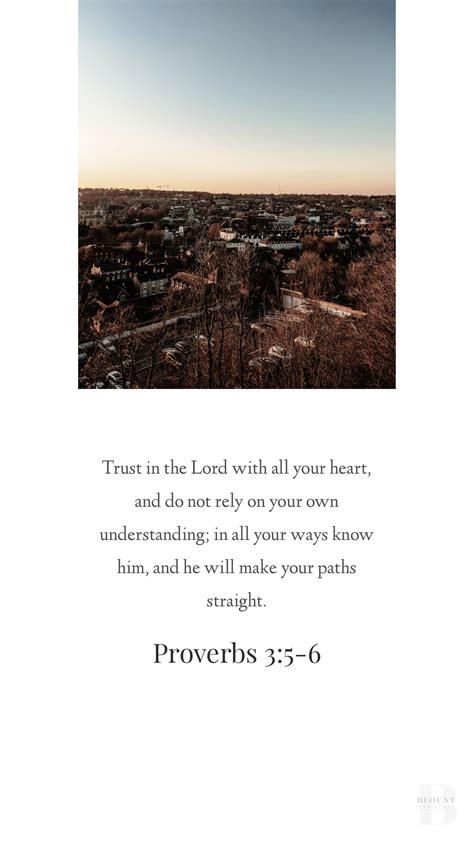 Trust in the Lord