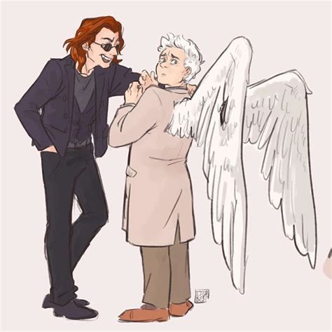 Pin By On In Cute Gay Good Omens Book