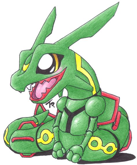 Commission Chibi Rayquaza By MotherGarchomp622 On DeviantArt