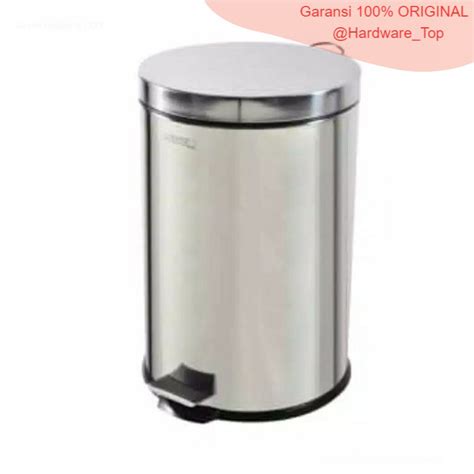 Jual Tempat Sampah Pedal Bin Injak 20 Liter Stainless Steel Krisbow