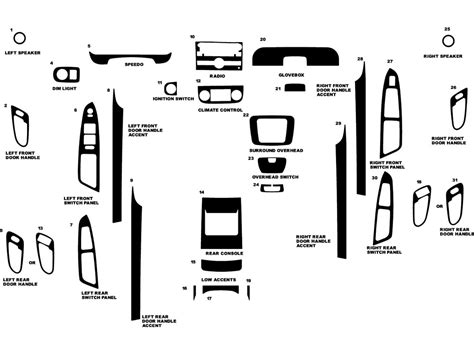 Chevrolet Impala Ls Lt Ltz 2006 2013 Aluminum Dash Kits Diy