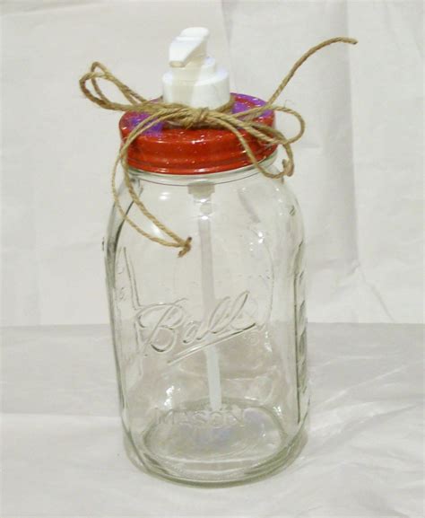 Mason Jar Soap ~ Lotion ~ Hand Sanitizer Dispenser