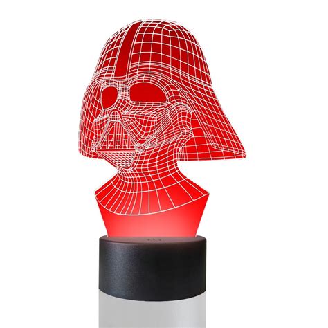 Lampa De Masa 3D Cu LED Uri 16 Culori Plexido Darth Vader Star Wars