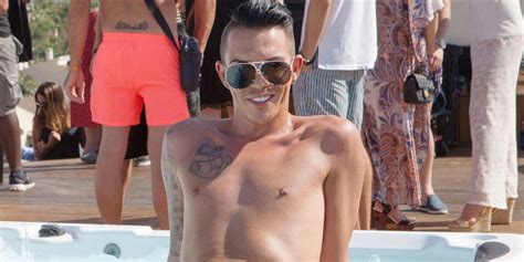 The Only Way Is Essex Bobby Norris Dons Amazing Mermaid Inspired Swimwear In Marbella Pics