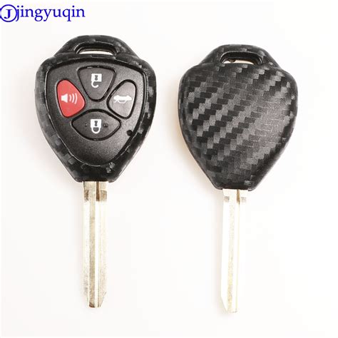 Jingyuqin P Remote Carbon Silicone Car Key Case Cover For