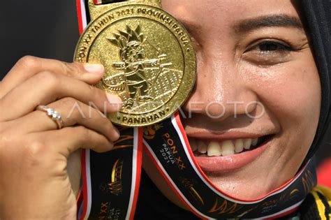 Final Panahan Recurve Putri Pon Papua Antara Foto