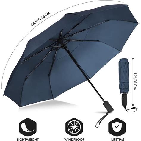 Ninemax Parapluie Pliant Automatique Voyage Mini Parapluies De Poche