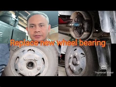 Replace New Wheel Bearing Mitsubishi Canter Youtube