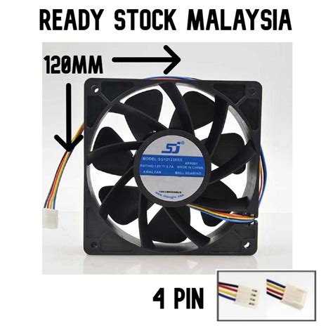 Antminer Fan 6000rpm Miner Fan Antminer S9 L3 T9 New Shopee Malaysia