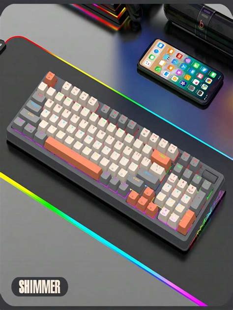 Usb Przewodowy Mechaniczny Klawiatury Z Rgb Pod Wietlenie