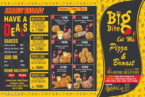 Big Bite Pizza Menu Find Pizza Menu Pizza Deals And Prices Around